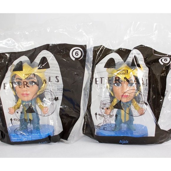 Marvel Eternals McDonald's Happy Meal Toys 2021 Lot of 8 - Picture 8 of 11